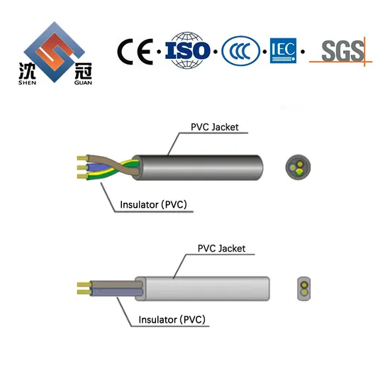 Shenguan XLPE DC/AC 10kv Insulation PVC Sheath Mining Copper Electric Solar Cable Low Medium Voltage Wire Fiber Optic Cable Electric Wire  Industrial Wire 