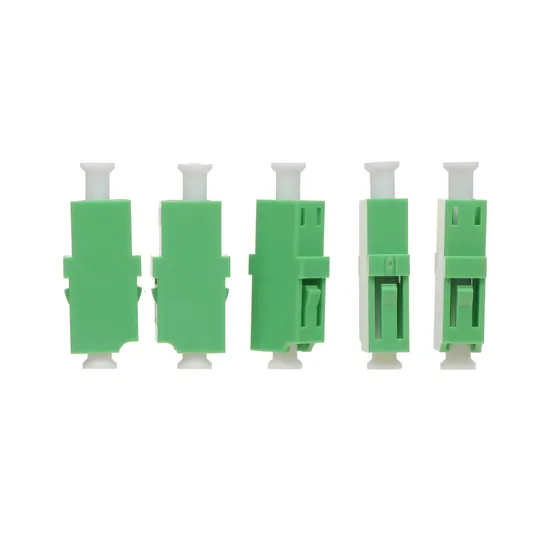 LC Single Mode APC Fiber Optic Adapter 