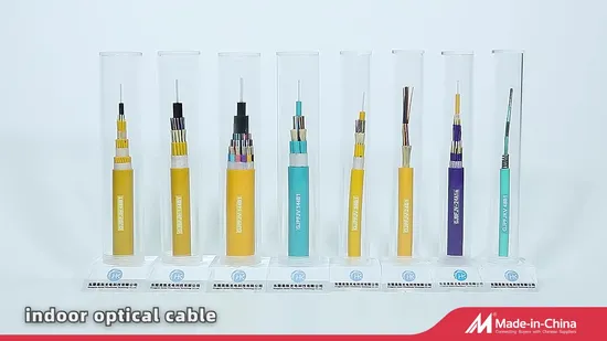 Fiber Breakout Cable Indoor Multi Core Micro Optical Cable 