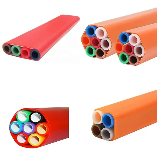 Free Sample 2 4 7way HDPE Micro Duct Direct Buried Bundle dB Tube for Optic Fiber Air Blowing Cable Microduct Pipe 