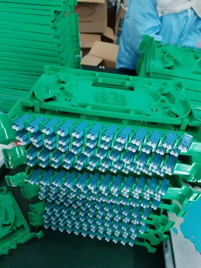 FC Square Type Single Mode Simplex Fiber Optic Adapter 
